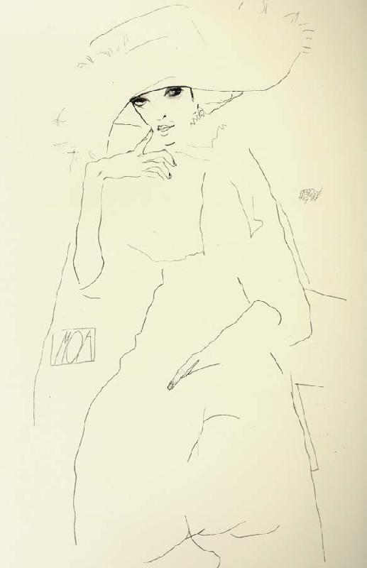 Egon Schiele The Dancer Moa oil painting image